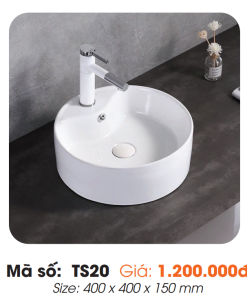 Tô Lavabo Sứ Roland TS20 - 8 Tô Lavabo Sứ Roland TS20 - 7