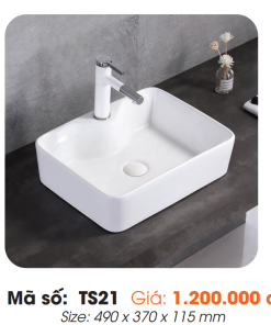 Tô Lavabo Sứ Roland TS21 - 8 Tô Lavabo Sứ Roland TS21 - 7