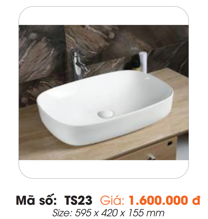 Tô Lavabo Sứ Roland TS23