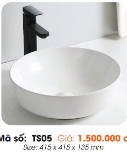 Tô Lavabo Sứ Roland TS05 - 8 Tô Lavabo Sứ Roland TS05 - 7