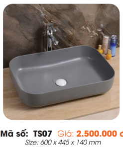 Tô Lavabo Sứ Roland TS07 - 8 Tô Lavabo Sứ Roland TS07 - 7