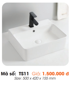 Tô Lavabo Sứ Roland TS11 - 8 Tô Lavabo Sứ Roland TS11 - 7