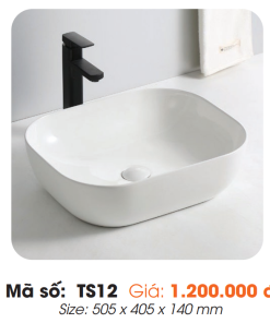 Tô Lavabo Sứ Roland TS12 - 8 Tô Lavabo Sứ Roland TS12 - 7