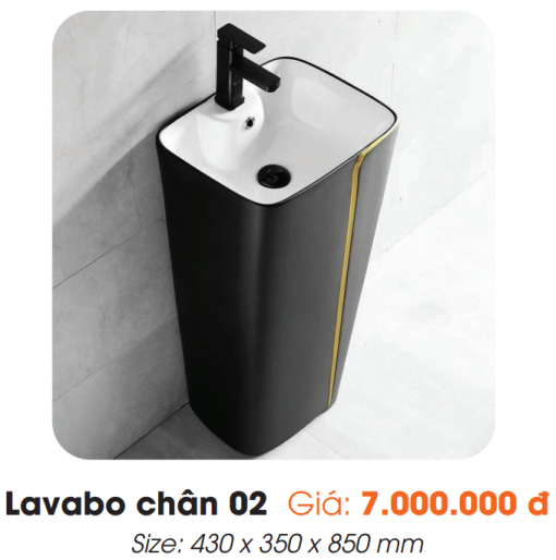 Lavabo Chân Đứng 02 Roland - 3