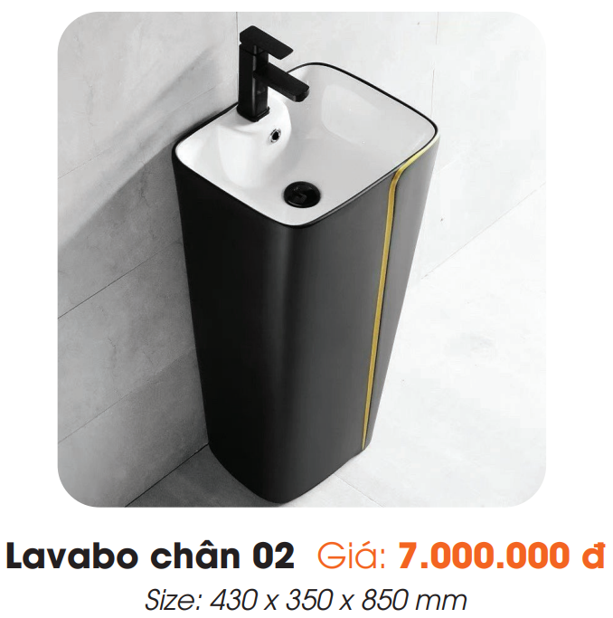 Lavabo Chân Đứng 02 Roland