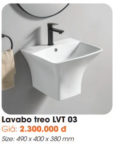 Lavabo treo LVT 03 Roland - 8 Lavabo treo LVT 03 Roland - 7