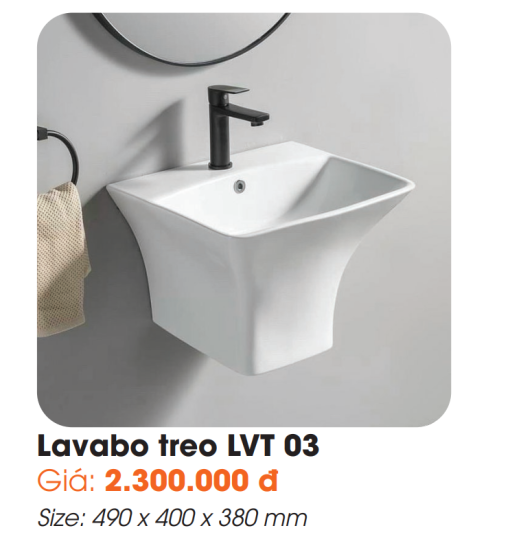 Lavabo treo LVT 03 Roland - 3