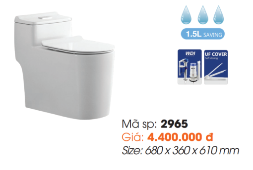 Bồn Cầu Một Khối Roland 2965 - 1