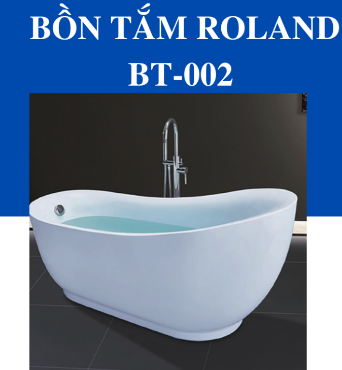 Bồn Tắm Ngâm Đặt Sàn Roland BT-002