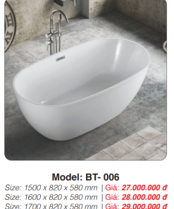 Bồn Tắm Ngâm Đặt Sàn Roland BT-006 - 8 Bồn Tắm Ngâm Đặt Sàn Roland BT-006 - 7