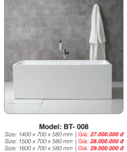 Bồn Tắm Ngâm Đặt Sàn Roland BT-008 - 8 Bồn Tắm Ngâm Đặt Sàn Roland BT-008 - 7