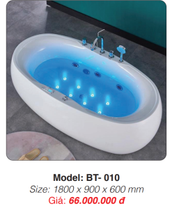 Bồn Tắm Massage Đặt Sàn Roland BT-010 - 8 Bồn Tắm Massage Đặt Sàn Roland BT-010 - 7