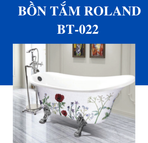 Bồn Tắm Chân Rồng Nghệ Thuật Roland BT-022 - 5