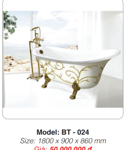 Bồn Tắm Chân Rồng Nghệ Thuật Roland BT-024 - 8 Bồn Tắm Chân Rồng Nghệ Thuật Roland BT-024 - 7