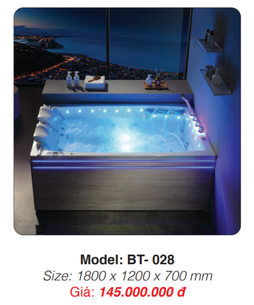 Bồn Tắm Massage Đặt Sàn Roland BT-028 - 3