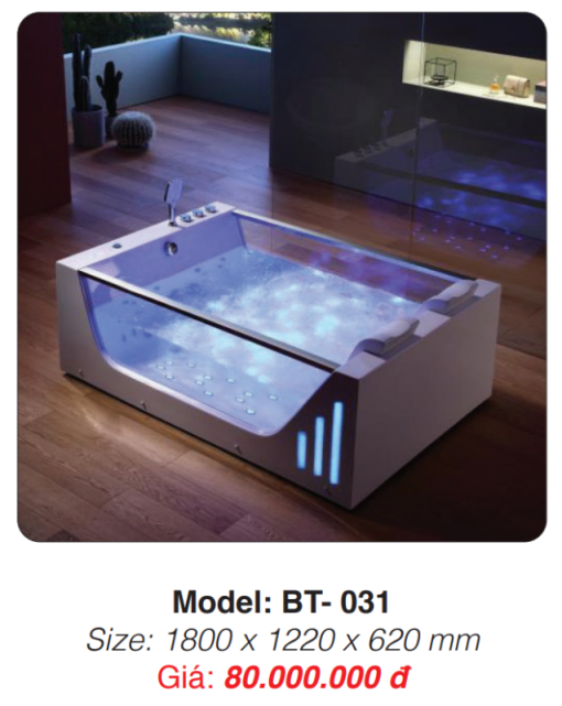Bồn Tắm Massage Đặt Sàn Roland BT-031 - 5