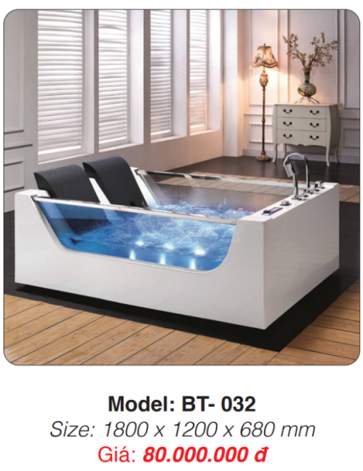 Bồn Tắm Massage Đặt Sàn Roland BT-032 - 3
