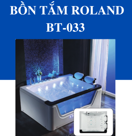 Bồn Tắm Massage Đặt Sàn Roland BT-033 - 5