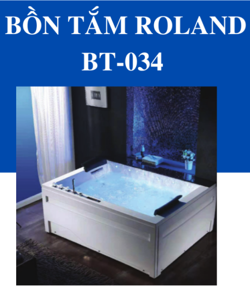 Bồn Tắm Massage Đặt Sàn Roland BT-034 - 5