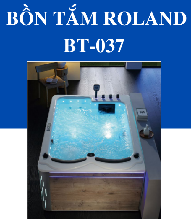 Bồn Tắm Massage Đặt Sàn Roland BT-037