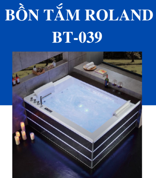 Bồn Tắm Massage Đặt Sàn Roland BT-039 - 3