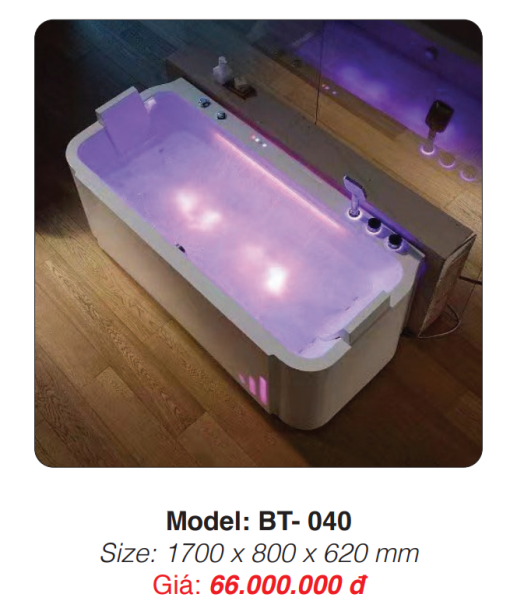 Bồn Tắm Massage Đặt Sàn Roland BT-040 - 5