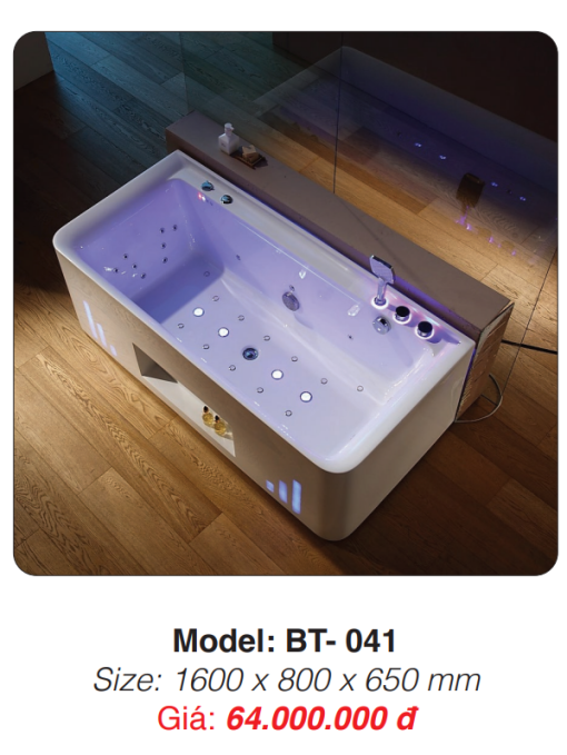 Bồn Tắm Massage Đặt Sàn Roland BT-041 - 3