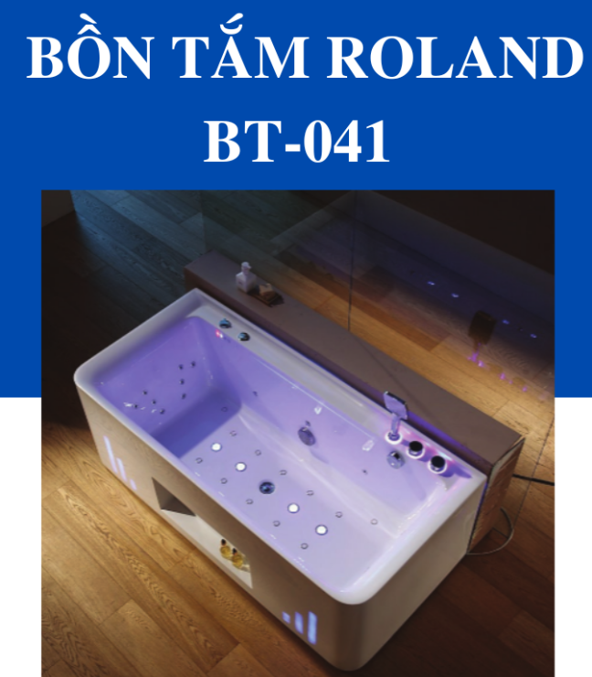 Bồn Tắm Massage Đặt Sàn Roland BT-041