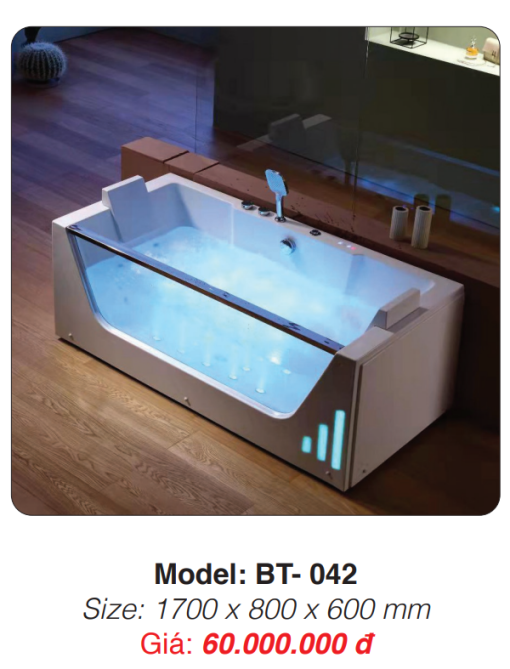 Bồn Tắm Massage Đặt Sàn Roland BT-042 - 3