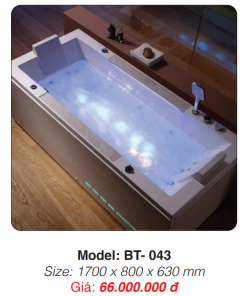 Bồn Tắm Massage Đặt Sàn Roland BT-043 - 8 Bồn Tắm Massage Đặt Sàn Roland BT-043 - 7