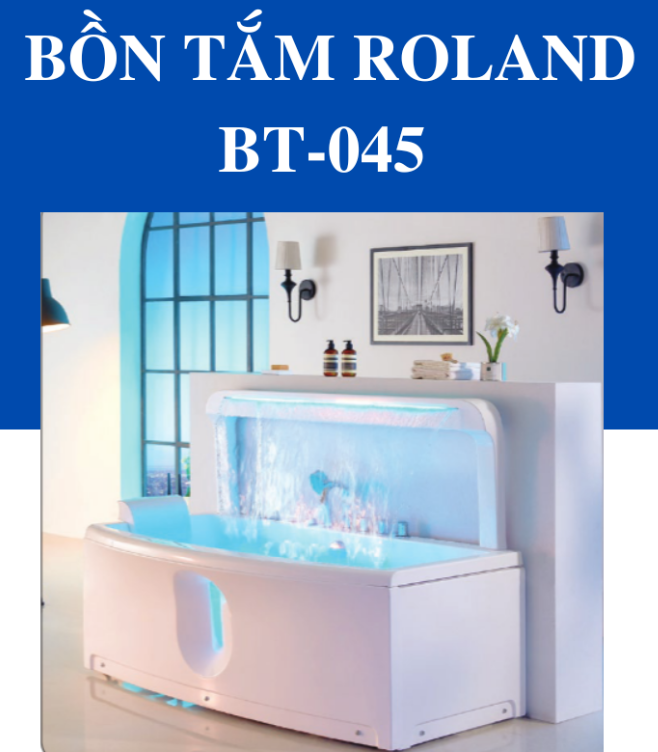 Bồn Tắm Massage Đặt Sàn Roland BT-045