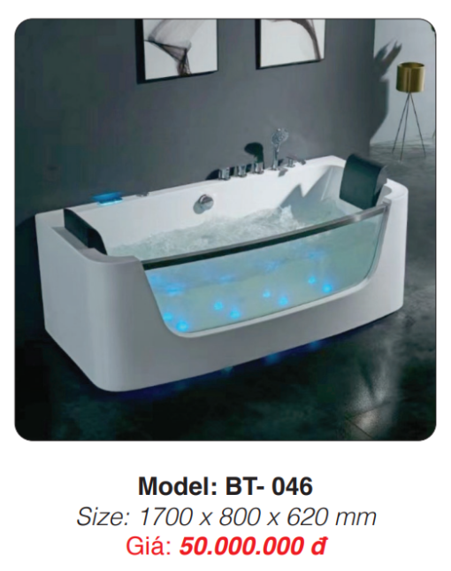 Bồn Tắm Massage Đặt Sàn Roland BT-046 - 3
