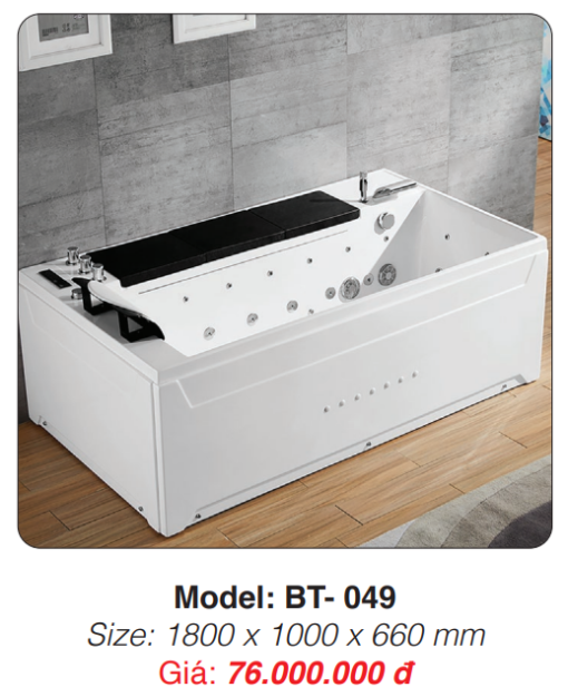 Bồn Tắm Massage Đặt Sàn Roland BT-049 - 5