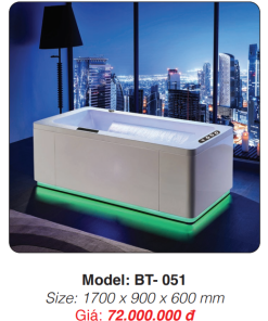 Bồn Tắm Massage Đặt Sàn Roland BT-051 - 10 Bồn Tắm Massage Đặt Sàn Roland BT-051 - 9