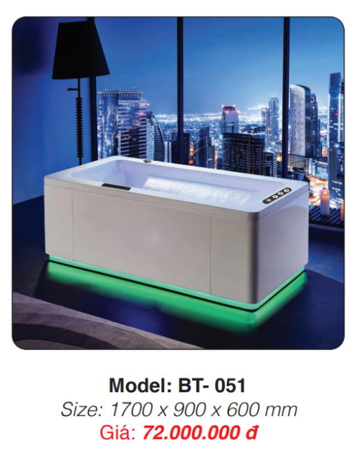 Bồn Tắm Massage Đặt Sàn Roland BT-051 - 5
