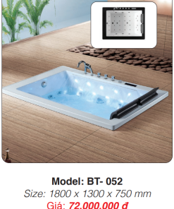 Bồn Tắm massage xây Roland BT-052 - 7