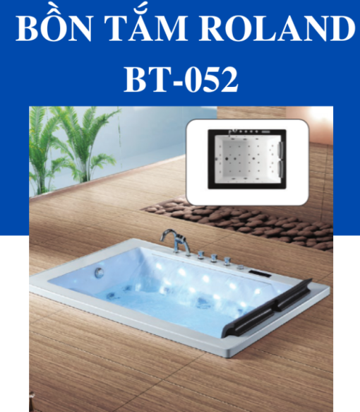 Bồn Tắm massage xây Roland BT-052 - 5