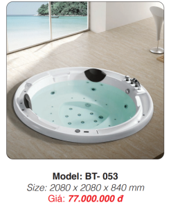 Bồn Tắm massage xây Roland BT-053 - 7