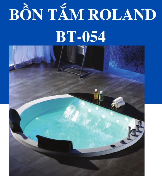 Bồn Tắm massage xây Roland BT-054