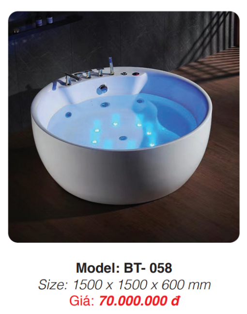 Bồn Tắm Massage Đặt Sàn Roland BT-058 - 5