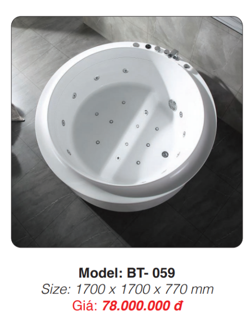 Bồn Tắm Massage Đặt Sàn Roland BT-059 - 5