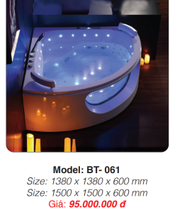 Bồn Tắm Massage Đặt Sàn Roland BT-061 - 8 Bồn Tắm Massage Đặt Sàn Roland BT-061 - 7