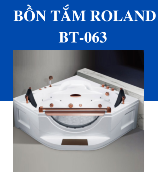 Bồn Tắm Massage Đặt Sàn Roland BT-063 - 3