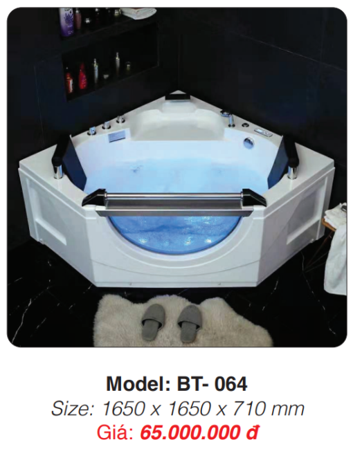Bồn Tắm Massage Đặt Sàn Roland BT-064 - 5