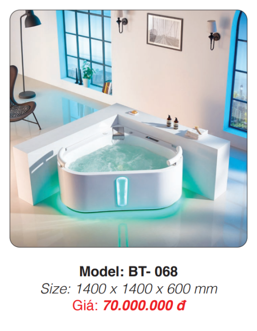 Bồn Tắm Massage Đặt Sàn Roland BT-068 - 5