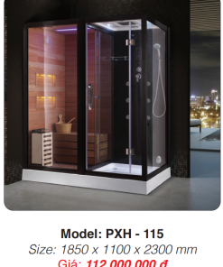 Phòng Xông Hơi Kết Hợp Khô Ướt Roland PXH-115 - 7