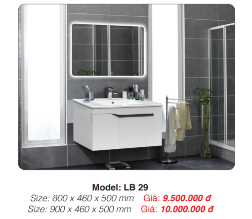 Tủ Lavabo Roland LB 29 - 3