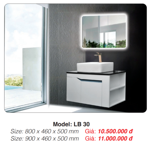 Tủ Lavabo Roland LB 30 - 3