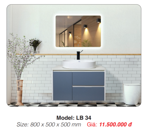 Tủ Lavabo Roland LB 34 - 3