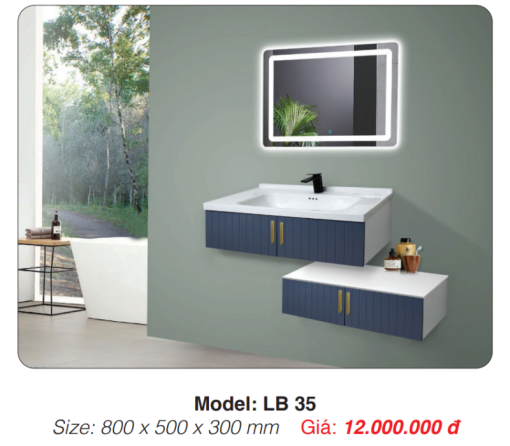 Tủ Lavabo Roland LB 35 - 3